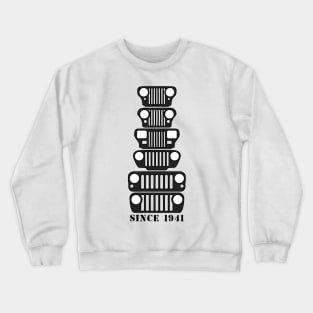 Jeep Grills Black Logo Crewneck Sweatshirt